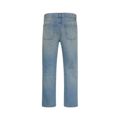 Mid-Waist Five-Bag Jeans