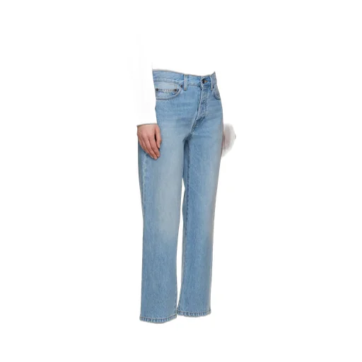 Mid-Waist Five-Bag Jeans