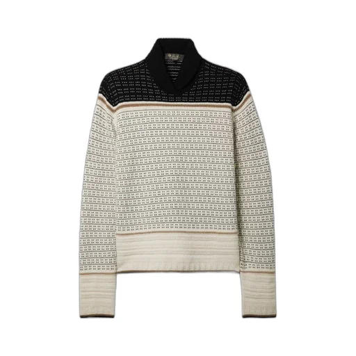 Jacquard Turtleneck Pullover