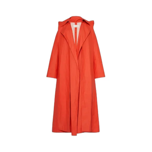 Long Double-Breasted Windbreaker