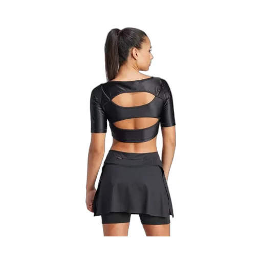 Adidas By Stella Mccartney Logo Printed Cropped Top