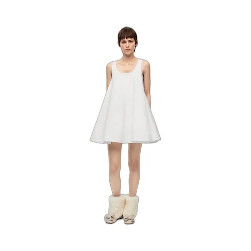 Trapeze Dress In Cotton
