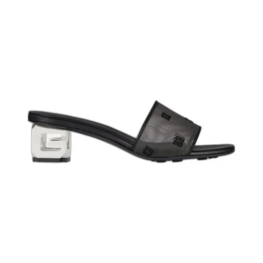 G Cube Mules In 4G Transparent Mesh