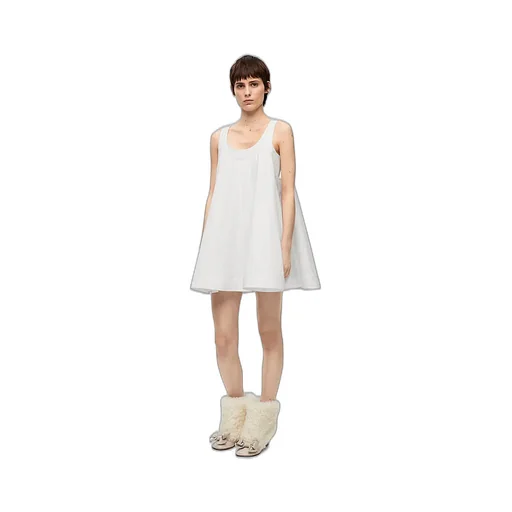 Trapeze Dress In Cotton