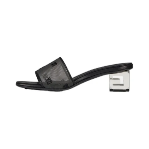 G Cube Mules In 4G Transparent Mesh