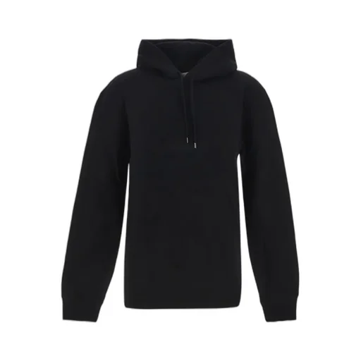 Saint Laurent Logo Embroidered Drawstring Hoodie