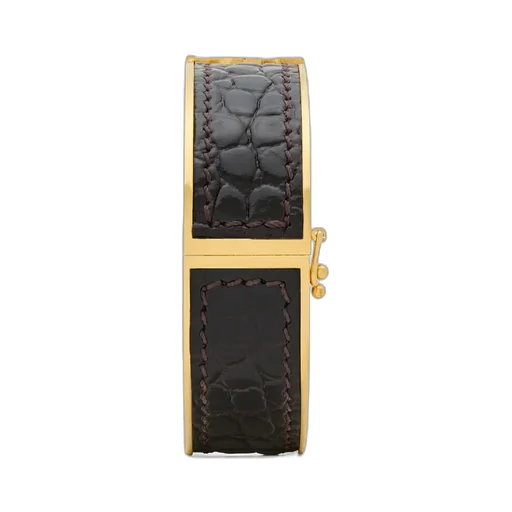 Saint Laurent Cassandre Logo Plaque Bracelet