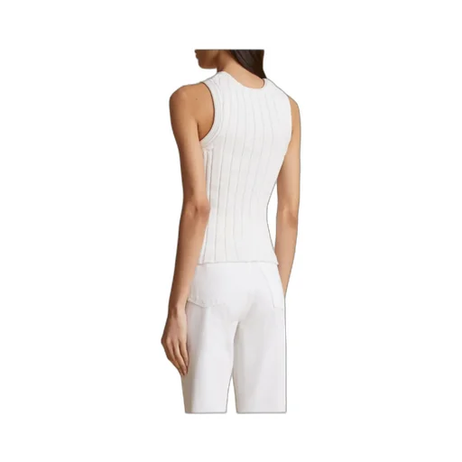 Khaite The Manu High-Neck Knitted Tank Top