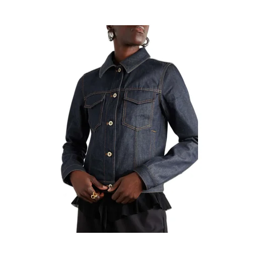 Long-Sleeved Denim Jacket