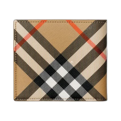 Burberry Check Printed Bifold Wallet