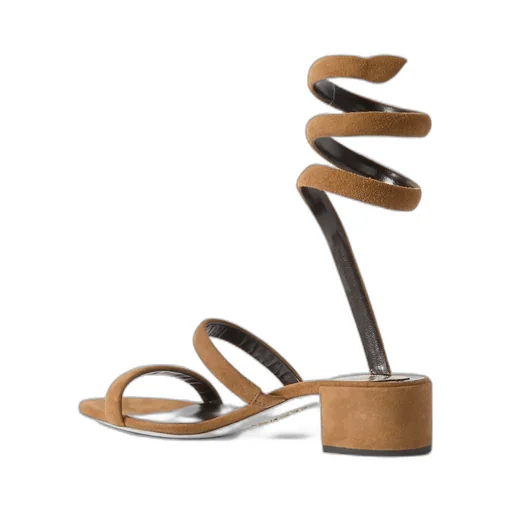 Round-Headed High-Heeled Sandals