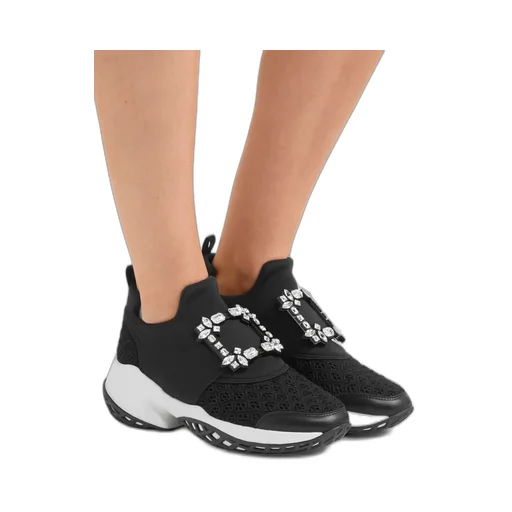 Roger Vivier Viv' Run Buckle Sneakers