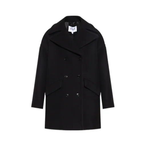 AlaÏA Double-Breasted Straight Hem Caban Coat