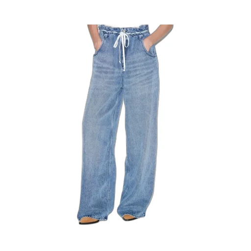 Isabel Marant Jordy Wide-Leg Drawstring Trousers