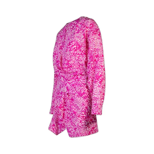Isabel Marant Habla Patterned Printed Sleeved Dress