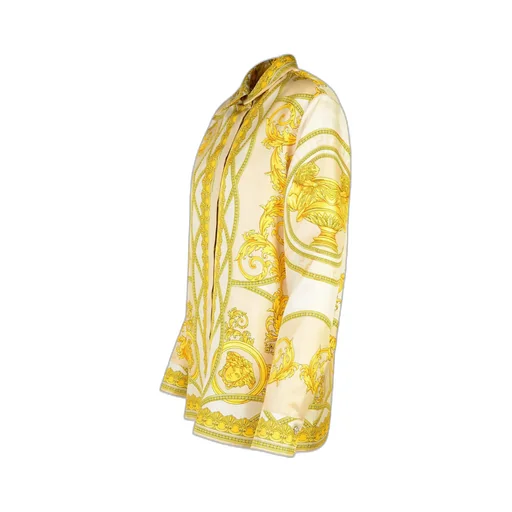 Versace Pattern-Printed Long-Sleeved Shirt