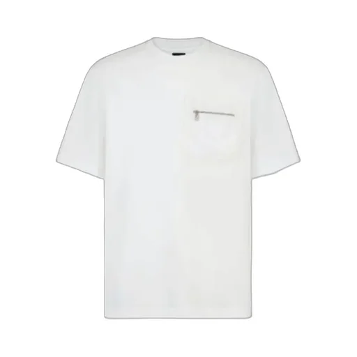 Fendi Monogrammed Pocket Crewneck T-Shirt