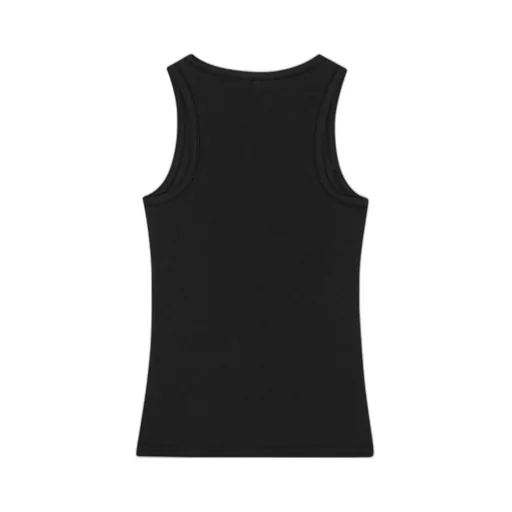 Ganni Ribbed Sleeveless Tank Top
