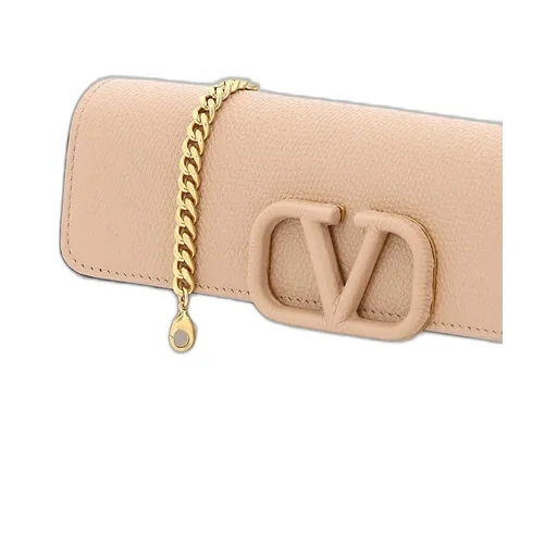 Valentino Vlogo Signature Foldover Top Clutch Bag