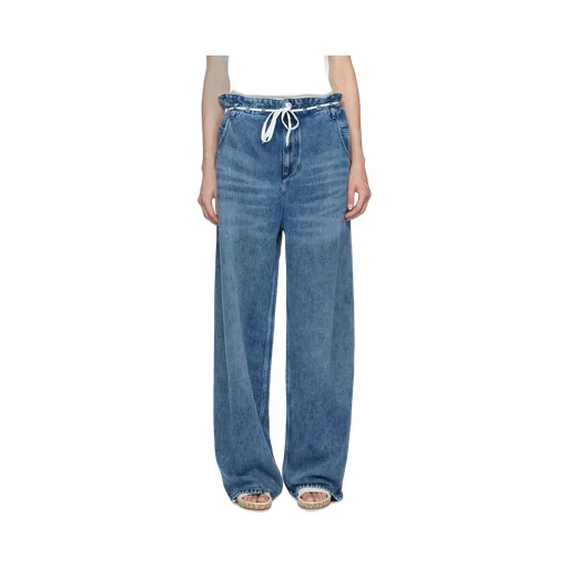 Isabel Marant Jordy Wide-Leg Drawstring Trousers