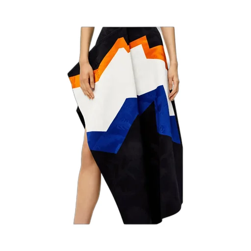 Jacquard Asymmetrical Skirt