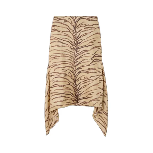 Asymmetrical Ruffled Skirt