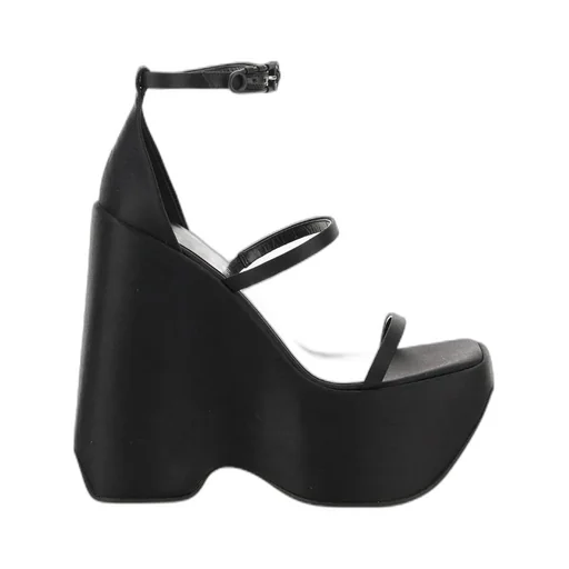 Platform Wedge-Heeled Sandals