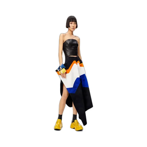 Jacquard Asymmetrical Skirt
