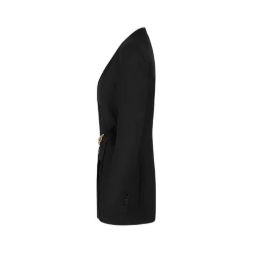 Belted Chain Blazer Jacket