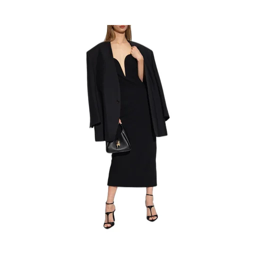 Givenchy Plunged Slit Neckline Dress
