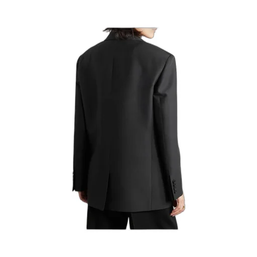 Wilsonia Double-Breasted Wool Suit Jacket