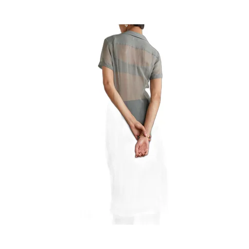 Short-Sleeved Shirt Dress