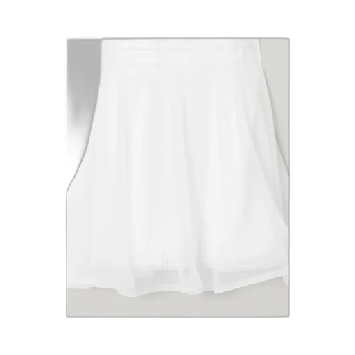 Logo Pleated And Spliced Silk Dress