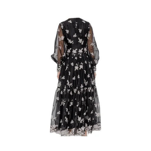 Tabetha Embroidered Organza Maxi Dress