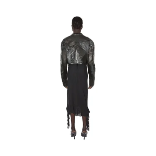 Patchwork Leather Jacket