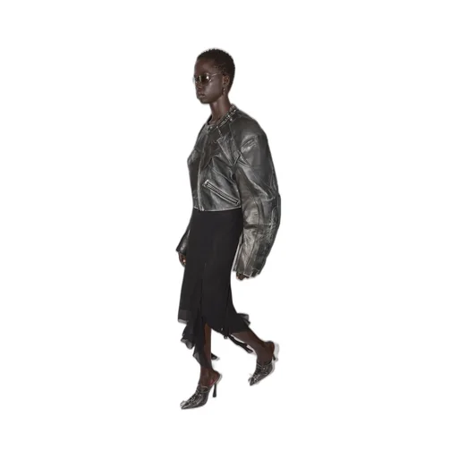 Patchwork Leather Jacket
