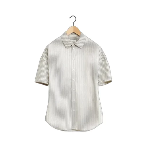 Striped Short-Sleeved Shirt