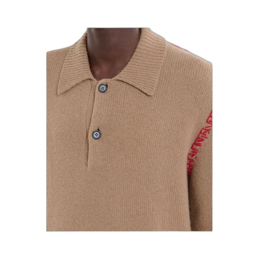 Marni Long Sleeved Knitted Polo Jumper