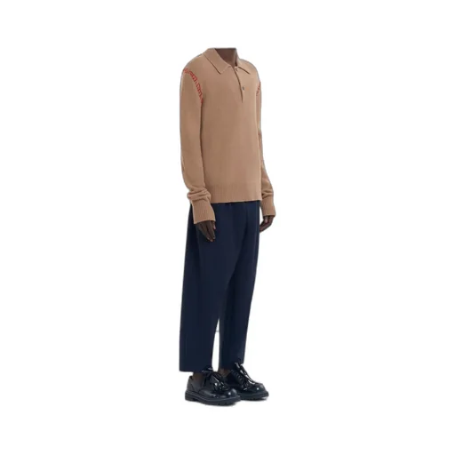 Marni Long Sleeved Knitted Polo Jumper