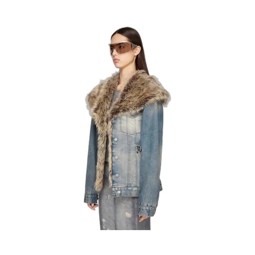 Sailor-Collar Denim Jacket