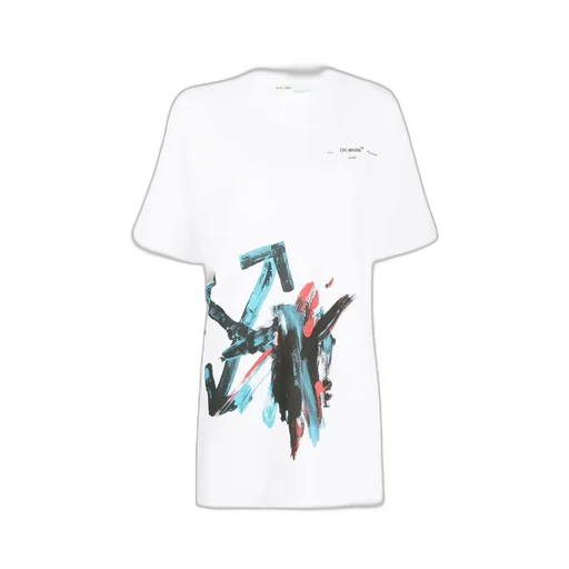 Oversized Brushstroke Arrow T-Shirt