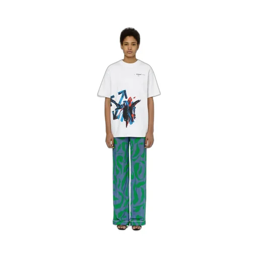 Oversized Brushstroke Arrow T-Shirt