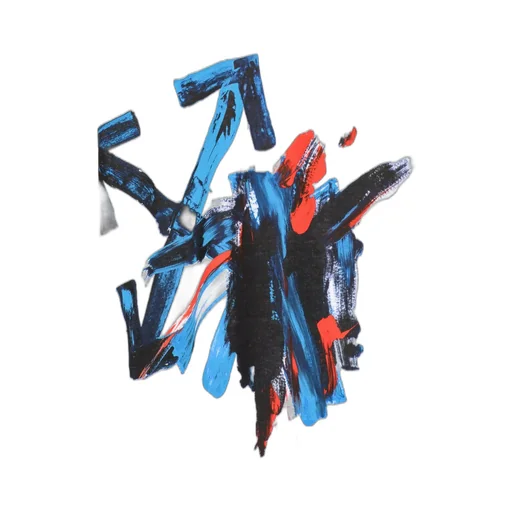 Oversized Brushstroke Arrow T-Shirt