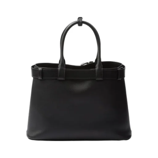Prada Open-Top Large Belted Handbag