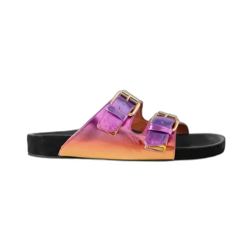 Gradient Effect Lennyo Metallic Sandals