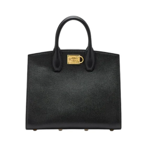 Salvatore Ferragamo Studio Box Medium Top Handle Bag