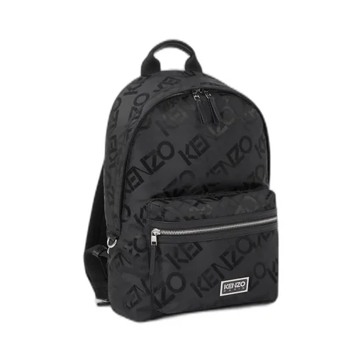Kenzo Logo Jacquard Zipped Backpack