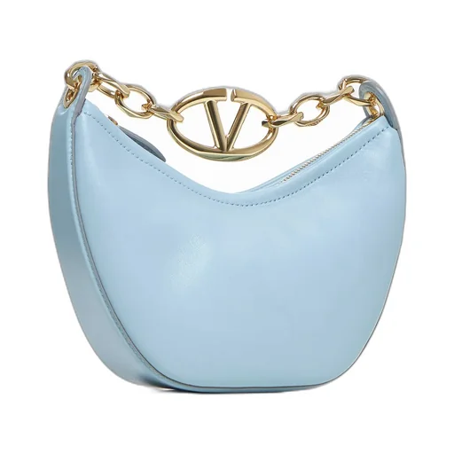 Valentino Vlogo Signature Zip-Up Shoulder Bag