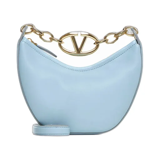 Valentino Vlogo Signature Zip-Up Shoulder Bag