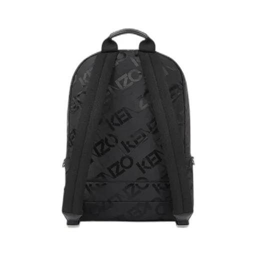 Kenzo Logo Jacquard Zipped Backpack
